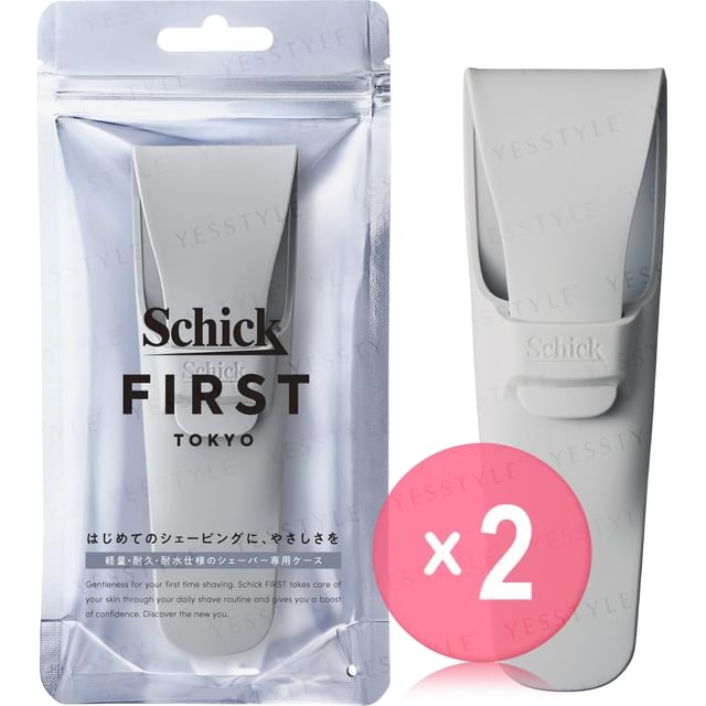 Schick Japan-Chic First Shaving Holder Case 2pcs Bundle Set