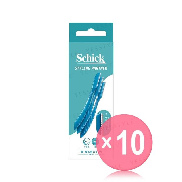 Schick Japan-Styling Partner Razor Blade N 10pcs Bundle Set