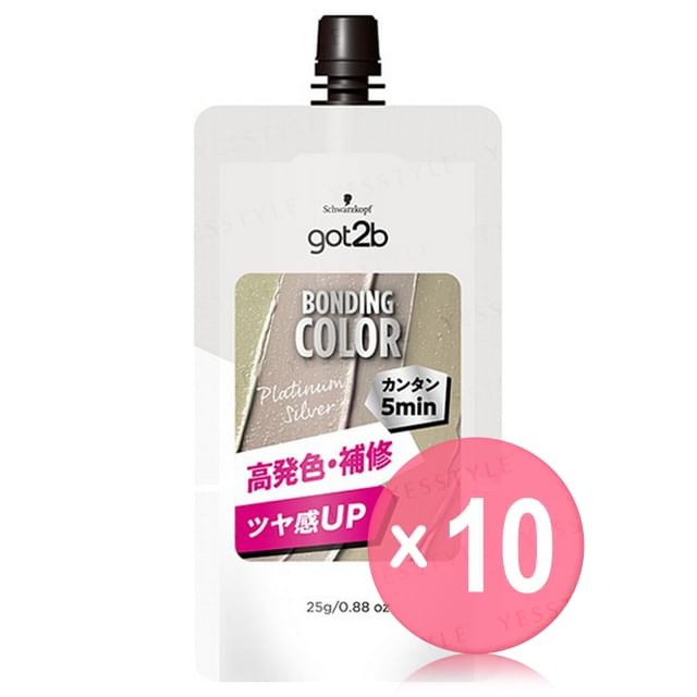 Schwarzkopf Japan-got2b Bonding Color Mini Silver 10pcs Bundle Set