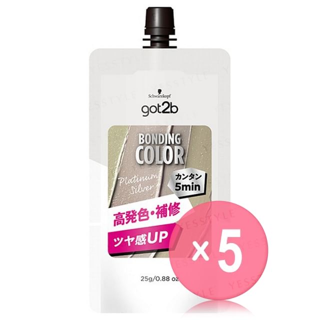 Schwarzkopf Japan-got2b Bonding Color Mini Silver 5pcs Bundle Set