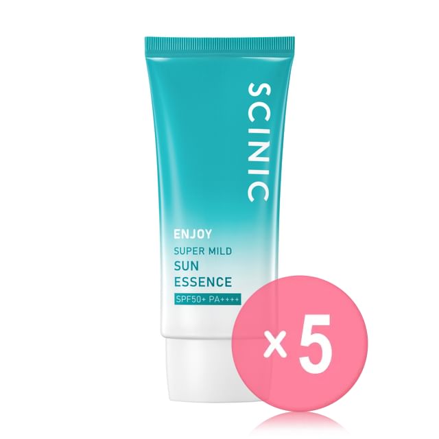 SCINIC-Enjoy Super Mild Sun Essence 5pcs Bundle Set