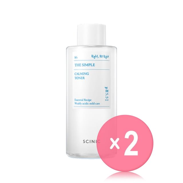 SCINIC-The Simple Calming Toner 2pcs Bundle Set