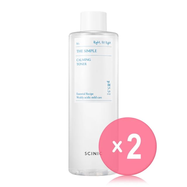 SCINIC-The Simple Calming Toner Jumbo 2pcs Bundle Set