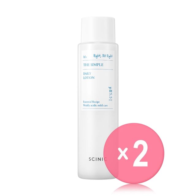 SCINIC-The Simple Daily Lotion 145ml 2pcs Bundle Set