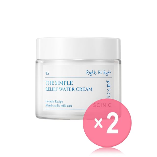 SCINIC-The Simple Relief Water Cream 2pcs Bundle Set