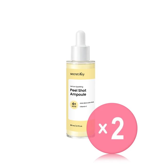 Secret Key-Lemon Sparkling Peel Shot Ampoule 2pcs Bundle Set