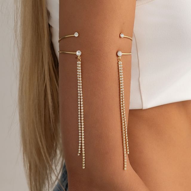 Seirios-CZ Fringed Arm Band