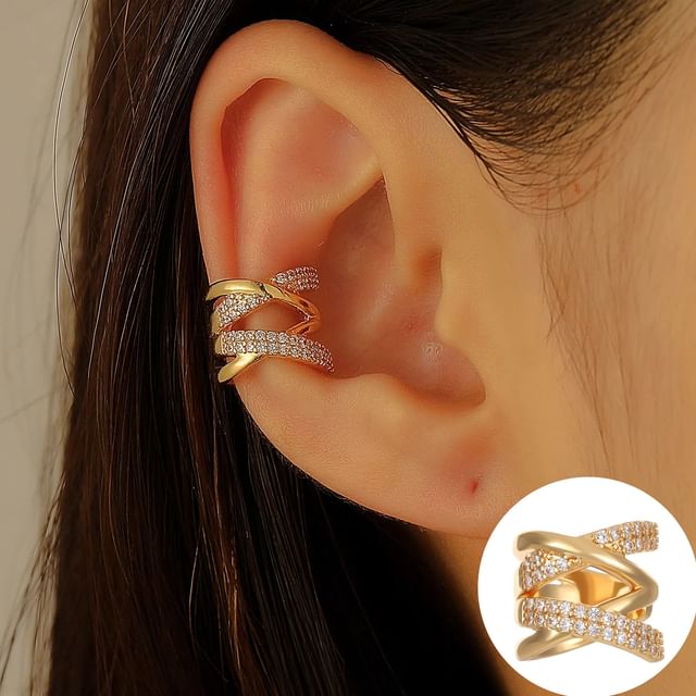 Seirios-CZ Layered Ear Cuff