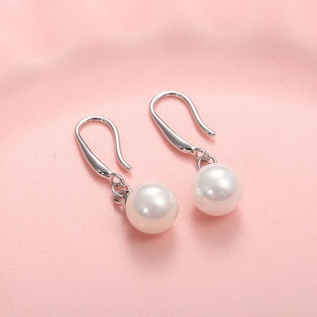 Seirios-Faux Pearl Drop Earring
