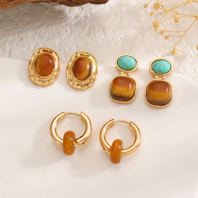 Seirios-Gemstone Drop Earring