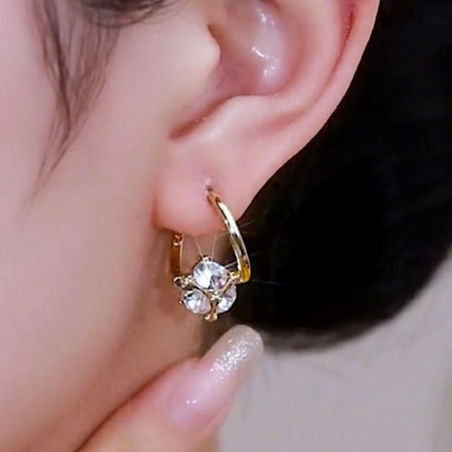 Seirios-Geometry Hoop Earring Drop Earring