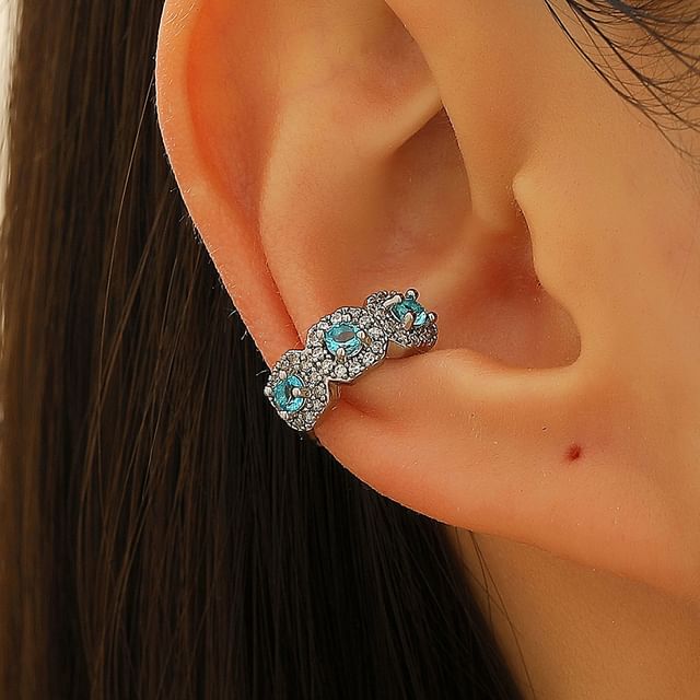 Seirios-Rhinestone Alloy Ear Cuff Various Designs