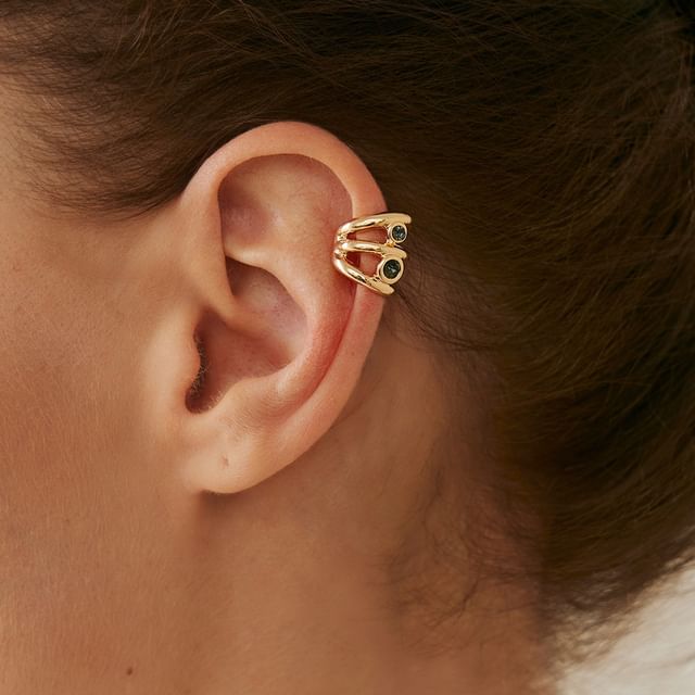 Seirios-Rhinestone Ear Cuff