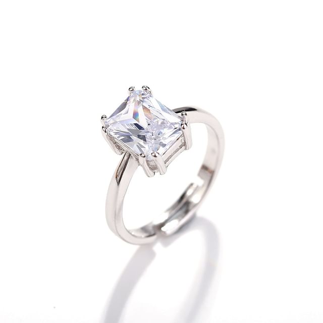 Seirios-Rhinestone Open Ring