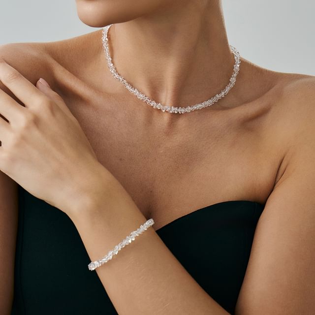 Seirios-Set Beaded Necklace Bracelet