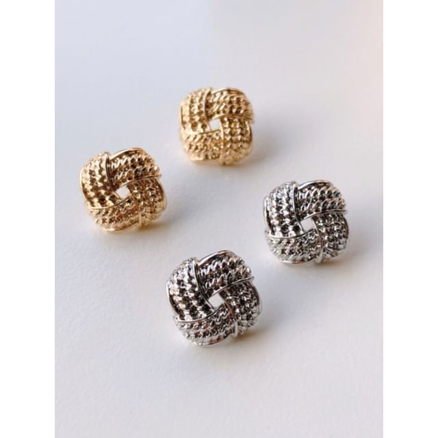 SeoulMall-Ball Earrings