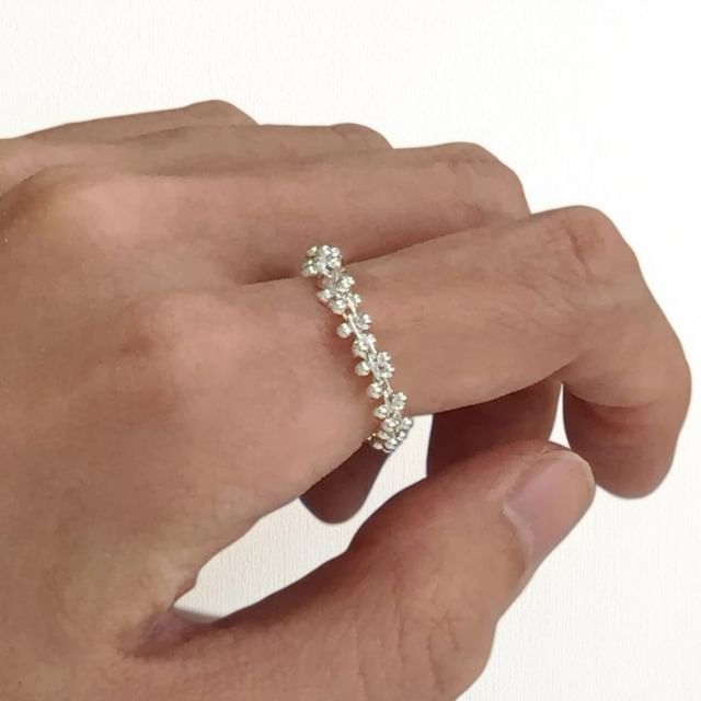 SeoulMall-Bead Alloy Ring