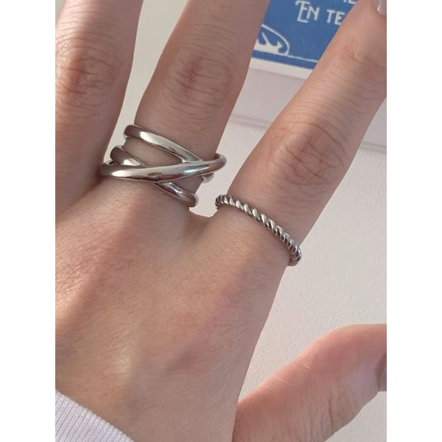 SeoulMall-Layered Open Ring