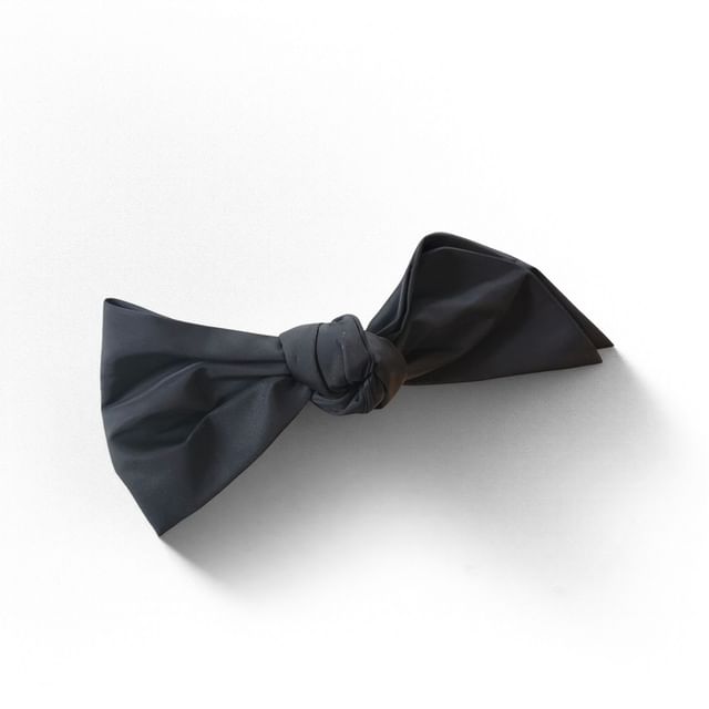 SeoulMall-Plain Bow Hair Clip