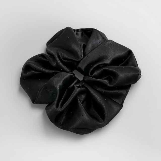 SeoulMall-Plain Silky Scrunchie