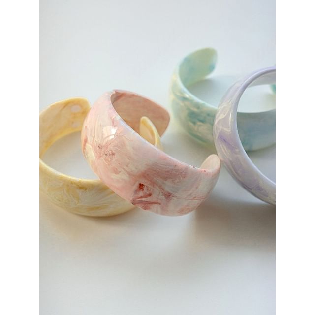 SeoulMall-Resin Bangle