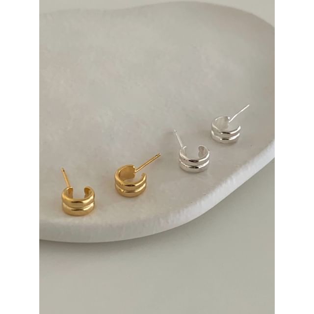 SeoulMall-Sterling Silver Earrings