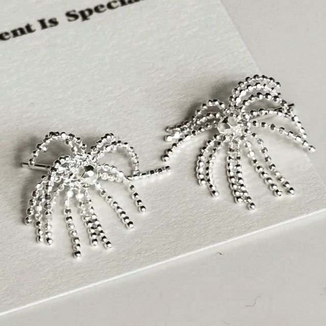 SeoulMall-Sterling Silver Fireworks Earrings