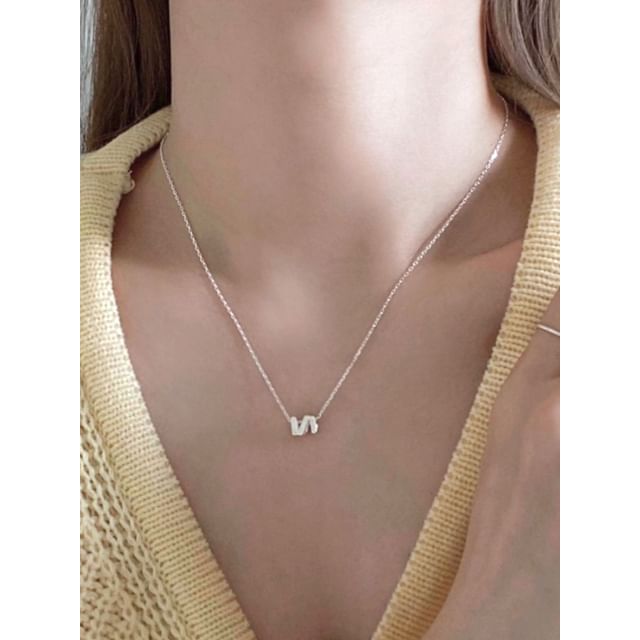 SeoulMall-Sterling Silver Necklace
