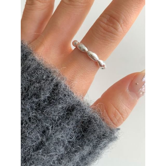 SeoulMall-Sterling Silver Open Ring