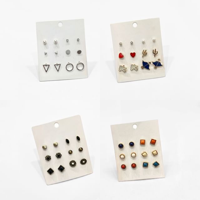SeoulMall-Stud Earring Set