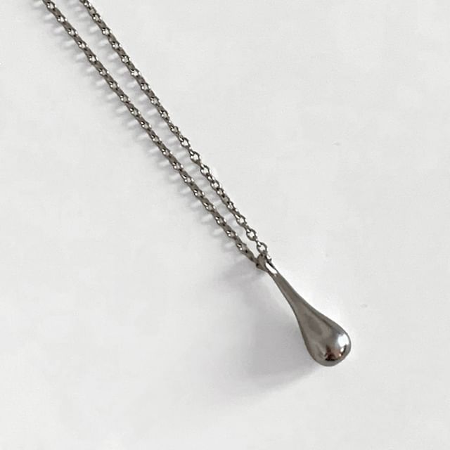 SeoulMall-Teardrop Pendant Necklace