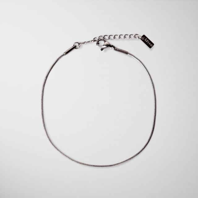 SeoulMall-Thin Snake Bone Chain Bracelet