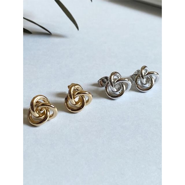 SeoulMall-Twist Earrings