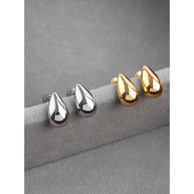 SeoulMall-Water Drop Earrings