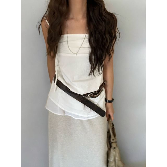 SeoulPop-Plain Camisole Top