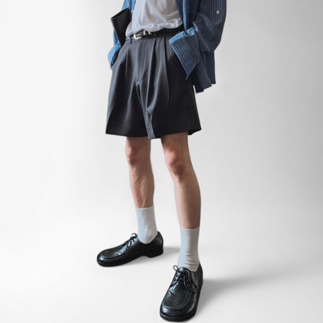 SeoulPop-Plain Shorts