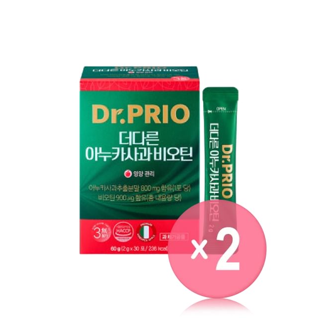 SERY BOX-DrPRIO More Different Annurca Apple Biotin 2pcs Bundle Set