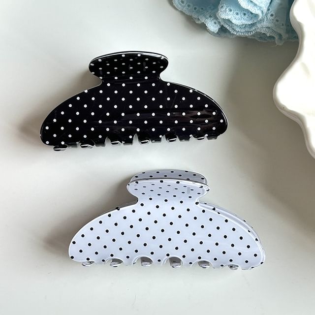 Sesori-Dotted PVC Hair Claw