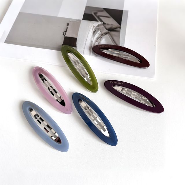 Sesori-Oval Acetate Hair Clip