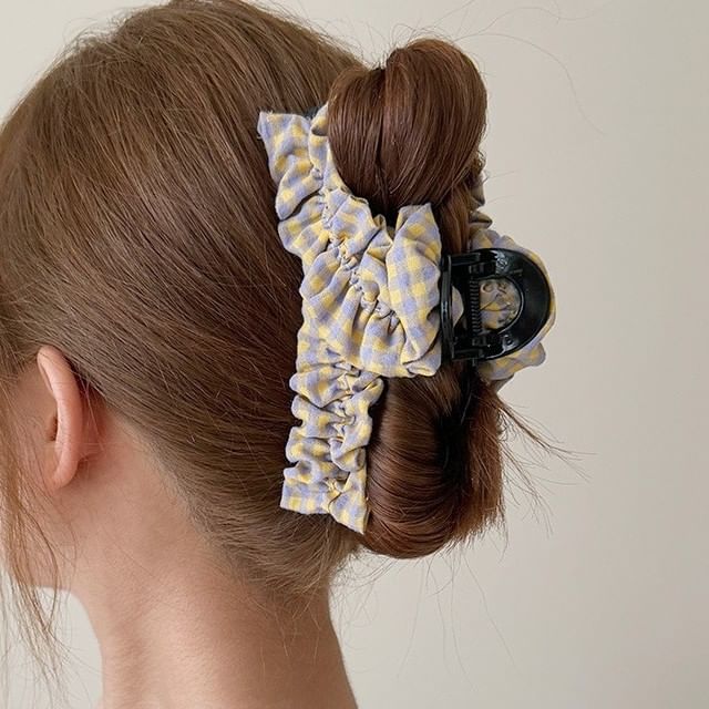 Sesori-Plaid Hair Clamp