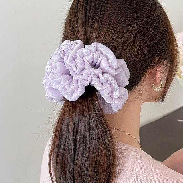Sesori-Plain Ruffle Scrunchie