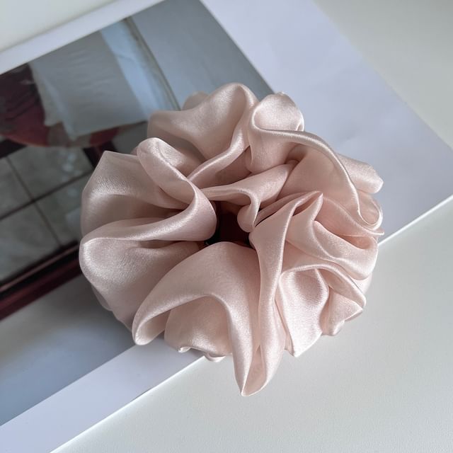 Sesori-Plain Ruffle Scrunchie
