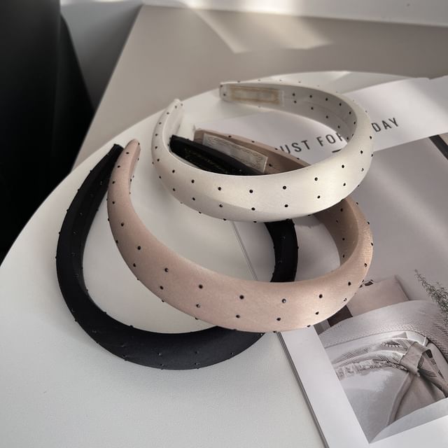 Sesori-Polka Dot Fabric Headband