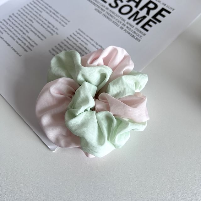 Sesori-Two Tone Scrunchie