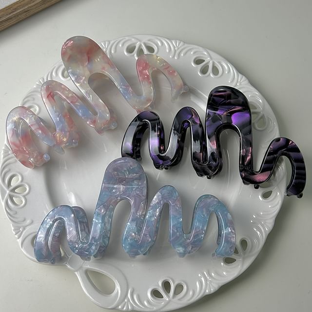 Sesori-Wavy Acetate Hair Claw