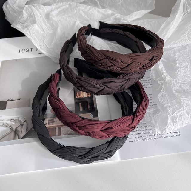 Sesori-Woven Plain Headband