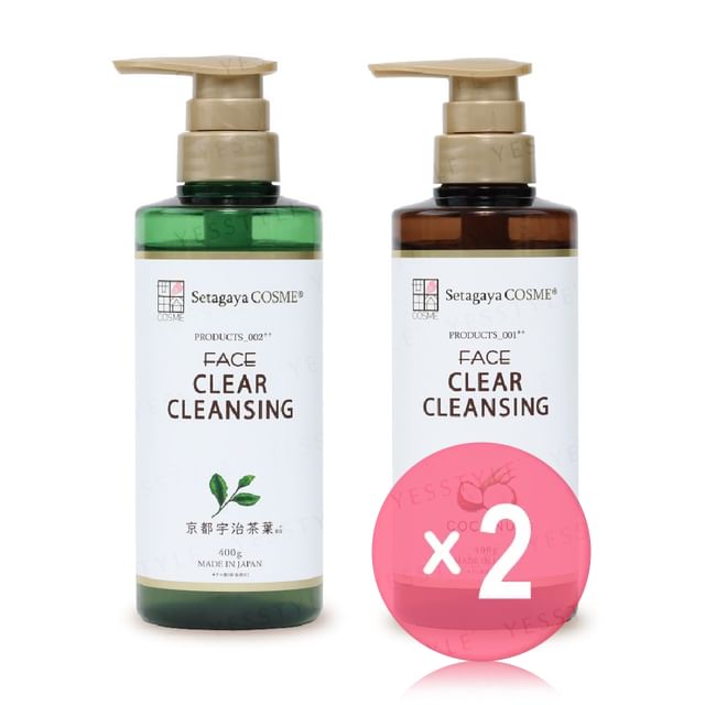 Setagaya COSME-Face Clear Cleansing 2pcs Bundle Set