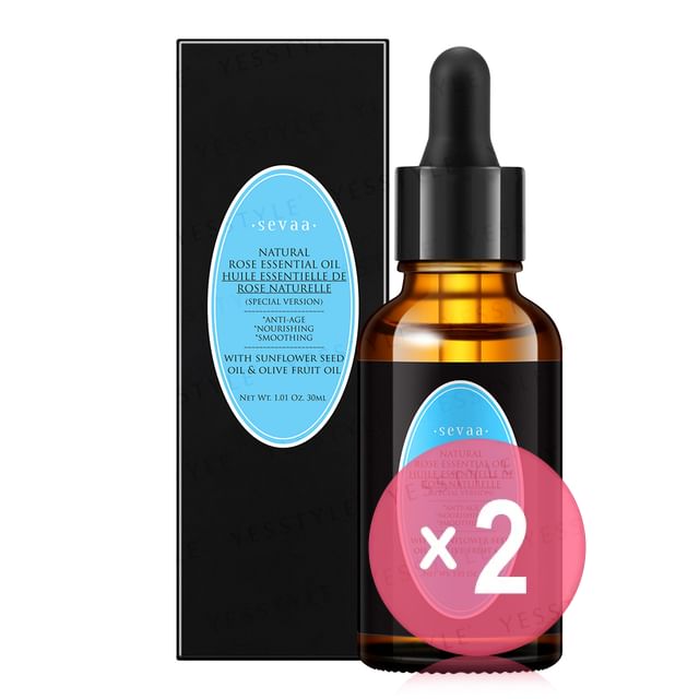 sevaa-Natural Rose Essential Oil 2pcs Bundle Set