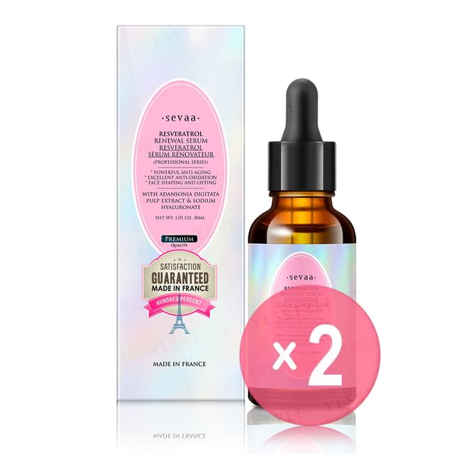 sevaa-Resveratrol Renewal Serum 2pcs Bundle Set