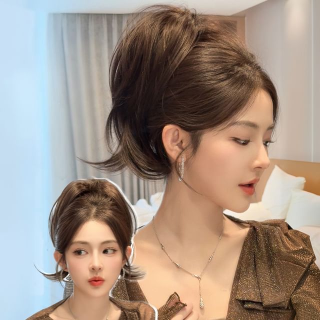SEVENQ-Curved Ponytail